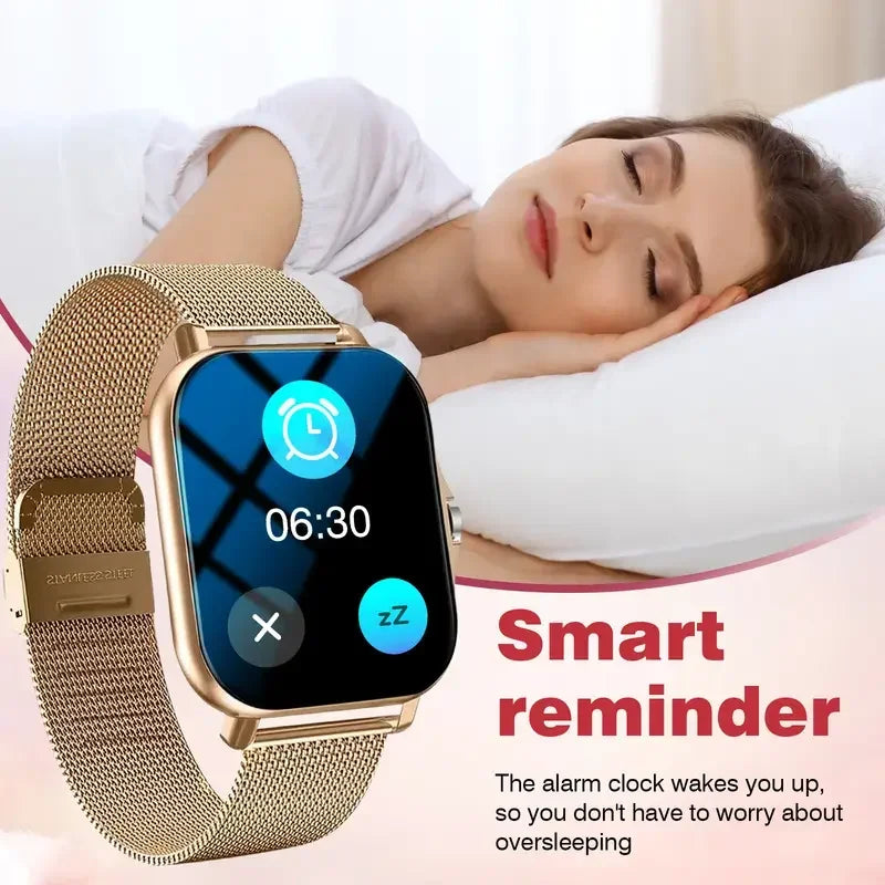XiQeer 2025 Smart Watch 2.01 Inch HD Display Answer Make Call Message Preview Sport Modes DIY Dial Weather Forecast Men Women